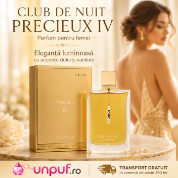 Parfum Arăbesc Armaf Club De Nuit Precieux IV 55 ml, Extract de Parfum Unisex Damă și Bărbat, Aromă Floral Fructat Vanilată, Dulce, Luminoasă, Catifelată și Elegantă, Inspirată de Gaultier Divine - Img 10