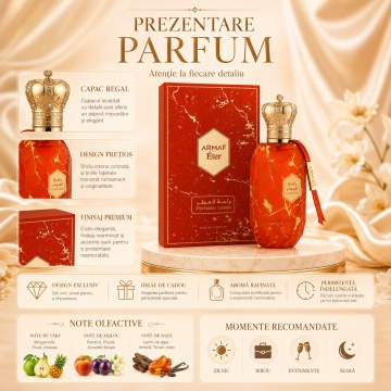 Parfum Arăbesc Armaf Eter Parfum Oasis 100 ml, Apă de Parfum Unisex Damă și Bărbat, Aromă Fresh, Fructată, Dulce și Rafinată Inspirată de Erba Pura - Img 3