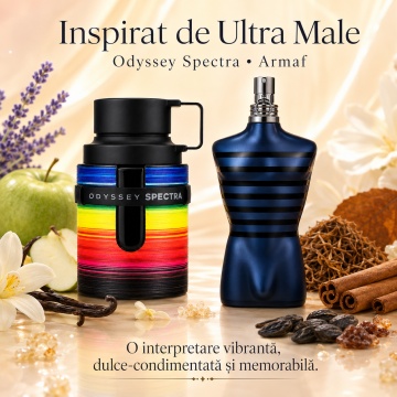Parfum Arăbesc Armaf Odyssey Spectra Rainbow Edition 100 ml, Apă de Parfum Unisex Damă și Bărbat, Aromă Aromatic Orientală, Vibrantă, Dulce Condimentată și Memorabilă, Inspirată de Ultra Male - Img 8