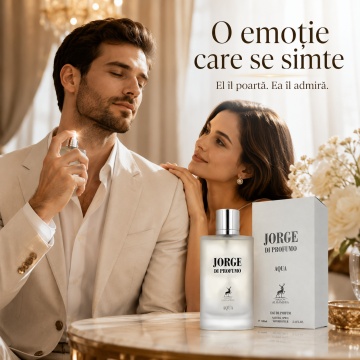 Parfum Arăbesc Bărbat Jorge Di Profumo Aqua Maison Alhambra 100 ml, Apă de Parfum, Inspirat de Acqua di Gio Giorgio Armani, Aromă Aromatic Acvatică cu Bergamotă, Lămâie, Lime, Mandarină, Portocală, Neroli, Note Marine, Lavandă, Iasomie, Cedru, Mosc Alb, L - Img 5