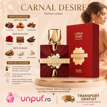 Parfum Arăbesc Carnal Desire Aromatix French Avenue 100 ml, Apă de Parfum Unisex, Damă și Bărbat, Inspirat Cuir Infrarouge Maison Crivelli, Aromă Intensă Orientală cu Fructe Roșii, Caramel, Condimente, Trandafir, Piele, Oud, Lemn, Mosc și Note Pudrate - Img 9