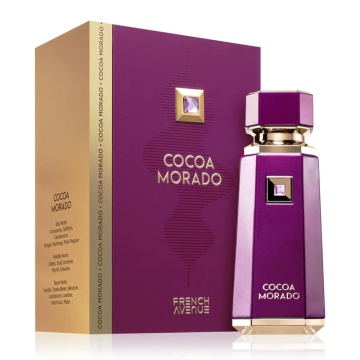 Parfum Arăbesc Cocoa Morado French Avenue 100 ml, Apă de Parfum Unisex, Damă și Bărbat, Inspirat Oud Cadenza Maison Crivelli, Aromă Gourmand Orientală cu Cacao, Rom, Scorțișoară, Șofran, Cardamom, Ghimbir, Curmale, Oud, Tămâie, Vanilie, Tonka, Piele și Pa - Img 11