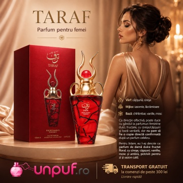 Parfum Arabesc Damă Lattafa Taraf Niche Emarati Perfumes, Eau de Parfum 100 ml, Floral Fructat Dulce, Căpșuni, Cireșe - Img 10