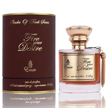 Parfum Arăbesc Emir Fire Your Desire 100 ml, Apă de Parfum Unisex Damă și Bărbat, Aromă Oriental Condimentată, Dulce, Caldă, Ambrată și Seducătoare, Inspirată de Angels’ Share - Img 11