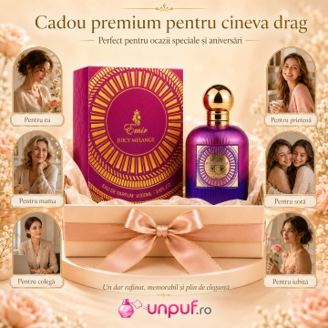 Parfum Arăbesc Emir Juicy Melange 100 ml, Apă de Parfum Unisex Damă și Bărbat, Aromă Fructat Florală, Dulce, Luminoasă, Suculentă și Elegantă, Inspirată de Eden Sparkling Lychee - Img 7