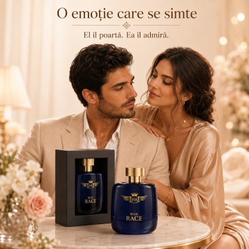 Parfum Arăbesc Emper Blue Race 100 ml, Apă de Parfum Unisex, Damă și Bărbat, Inspirat Polo Blue Gold Blend, Aromă Acvatic Proaspătă Fresh cu Note Marine, Bergamotă, Grepfrut, Lavandă, Note Ozonice, Salvie, Lemn de Cedru, Ambroxan și Mosc - Img 5