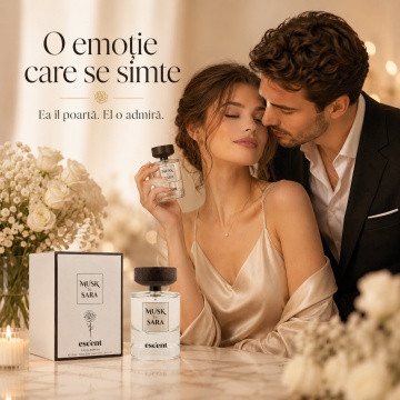 Parfum Arăbesc Escent Musk By Sara Escent 100 ml, Unisex, Damă, Bărbat, edp - Img 5