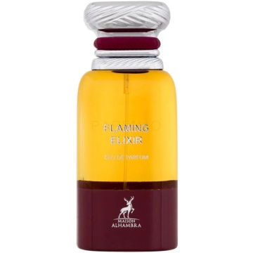 Parfum Arăbesc Flaming Elixir Maison Alhambra 80 ml, Apă de Parfum Unisex, Damă și Bărbat, Inspirat Cherry Smoke Tom Ford, Aromă Oriental Condimentată cu Vișină, Șofran, Caisă, Măslină, Osmanthus, Pielărie, Note de Fum, Note Lemnoase, Ulei Cypriol și Naga - Img 12