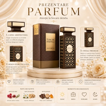 Parfum Arăbesc Flavia Tuscan Essence 90 ml, Bărbat, edp - Img 3