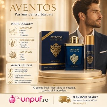 Parfum Arabesc Fragrance World Aventos Blue Eau De Parfum 100 Ml + Deo 50 Ml - Img 9