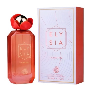 Parfum Arăbesc Fragrance World Elysia Lychee Fizz 100 ml, Apă de Parfum Damă, Aromă Fructată și Proaspătă cu Litchi, Măr Roșu, Coacăze Negre, Zahăr, Lămâie, Violetă, Citrice, Flori Albe, Lavandă, Ambră și Mosc - Img 11