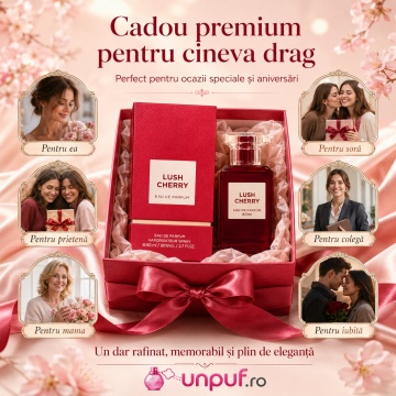 Parfum Arăbesc Fragrance World Lush Cherry 100 ml, Apă de Parfum Unisex, Damă și Bărbat, Aromă Fructat Gurmandă cu Cireșe, Fructe Roșii, Migdale Amare, Lichior de Cireșe, Iasomie, Trandafir, Tonka, Mosc și Vanilie - Img 7