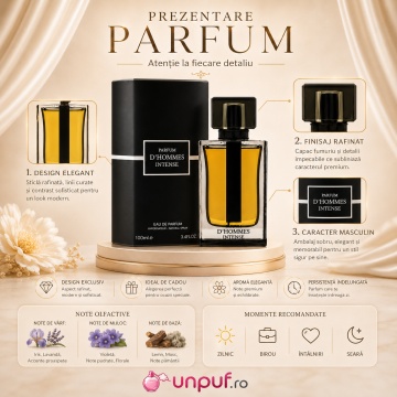 Parfum Arăbesc Fragrance World Parfum D'Hommes Intense Eau De Parfum 100 Ml - Img 3