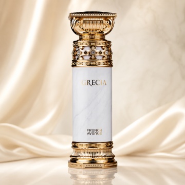 Parfum Arăbesc Grecia White French Avenue 100 ml, Apă de Parfum pentru Damă, Inspirat Blanche Bête Les Liquides Imaginaires, Aromă Aromatic Orientală Cremoasă și Catifelată cu Vanilie, Acord Lactonic, Flori Albe, Tuberoză, Citrice, Condimente, Lemn de Ced - Img 2