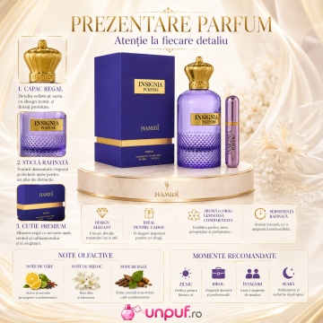Parfum Arăbesc Hamidi Insignia Purpure 105 ml, Damă, edp - Img 3