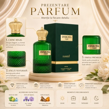 Parfum Arăbesc Hamidi Insignia Vert 105 ml, Damă, edp - Img 4