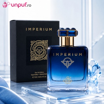 Parfum Arăbesc Imperium Eau de Parfum 100 ml, Bărbat, Aromă Citric Aromatic Lemnoasă cu Artemisia, Grapefruit, Lime, Bergamotă, Cimbru, Lăcrămioare, Măr, Iasomie, Trandafir, Ambră, Mosc, Piele și Vetiver