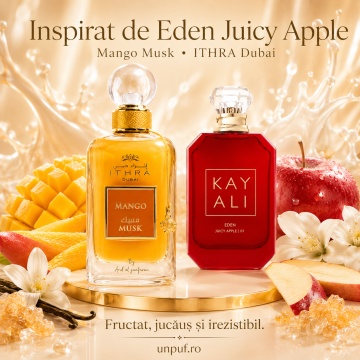 Parfum Arăbesc Ithra Mango Musk Ard Al Zaafaran 100 ml, Apă de Parfum Unisex Damă și Bărbat, Aromă Fructat Tropicală Inspirată de Eden Juicy Apple - Img 8