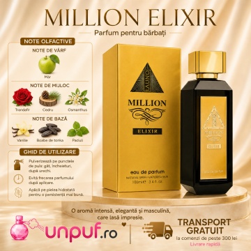 Parfum Arăbesc La Uno Million Elixir Fragrance World 100 ml, Apă de Parfum Bărbați, Aromă Lemnos Aromatică, Inspirat 1 Million Elixir Rabanne - Img 9