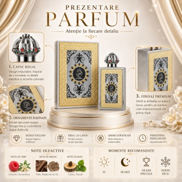 Parfum Arăbesc Lattafa King Of Arabia 100 ml, Apă de Parfum Unisex, Aromă Intensă cu Zmeură, Piele, Vanilie, Cedru și Patchouli - Img 3