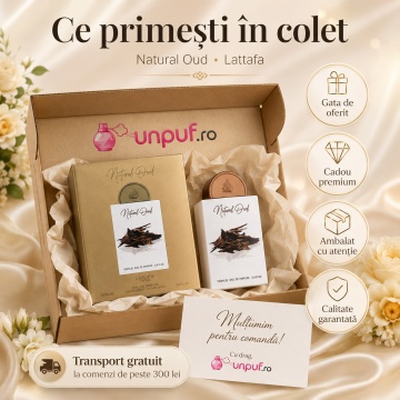 Parfum Arăbesc Lattafa Natural Oud 100 ml, Apă de Parfum Bărbat, Aromă Oriental Lemnoasă cu Șofran, Fructe Roșii, Oud, Cedru, Nucșoară și Benzoină - Img 4
