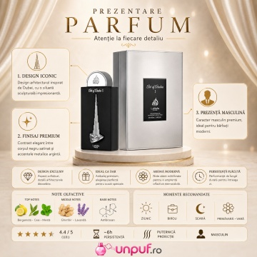 Parfum Arăbesc Lattafa Pride Art Of Arabia I 100 ml, Apă de Parfum Unisex, Aromă Fresh Citrică cu Bergamotă, Mentă, Ghimbir, Lavandă și Ambroxan - Img 3