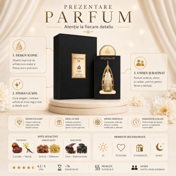 Parfum Arăbesc Lattafa Pride Art of Arabia III 100 ml, Apă de Parfum Unisex, Aromă Orientală cu Tămâie, Curmale, Vanilie, Tutun și Tonka - Img 3