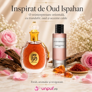 Parfum Arăbesc Lattafa Rouat Al Oud 100 ml, Apă de Parfum Unisex, Aromă Orientală cu Oud, Trandafir, Șofran, Ambră, Cardamom și Condimente - Img 8