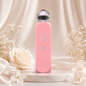 Parfum Arăbesc Lattafa Yara All Over Spray 150 ml, Spray Parfumat Damă pentru Corp și Păr, Aromă Fresh Florală cu Heliotrop, Orhidee, Mandarină, Mosc, Santal, Vanilie și Fructe Tropicale - Img 2