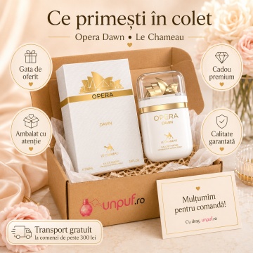 Parfum Arăbesc Le Chameau Opera Dawn EDP 100 ml Damă, Inspirat Burberry Her Elixir, Aromă Fructată Florală cu Căpșuni, Zmeură, Mure, Vișine, Vanilie, Mosc, Ambră și Paciuli - Img 4