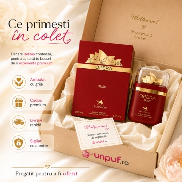 Parfum Arăbesc Le Chameau Opera Dusk EDP 100 ml Damă, Inspirat Tom Ford Noir Pour Femme, Aromă Catifelată cu Nucă de Cocos, Orhidee, Trandafir, Bujor, Vanilie, Paciuli, Iasomie, Tămâie și Lemne Prețioase - Img 4
