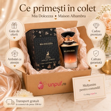 Parfum Arăbesc Mia Dolcezza Maison Alhambra EDP 100 ml Damă, Inspirat Born In Roma Valentino, Aromă Oriental Florală cu Bergamotă, Coacăză Neagră, Piper Roz, Ylang-Ylang, Floare de Portocal, Iasomie, Tuberoză, Ambră, Cașmir și Vanilie - Img 4