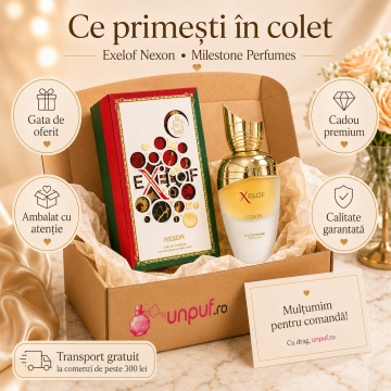 Parfum Arăbesc Milestone Exelof Nexon EDP 85 ml Unisex, Inspirat XJ 1861 Naxos, Aromă Aromatic Orientală cu Lavandă, Bergamotă, Lămâie, Miere, Scorțișoară, Iasomie Sambac, Tutun, Vanilie și Tonka - Img 4