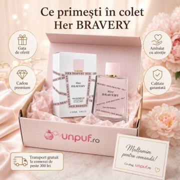Parfum Arăbesc Milestone Her Bravery EDP 100 ml Damă, Inspirat Her Elixir, Aromă Floral Fructată cu Fructe Roșii, Bergamotă, Piersică, Flori Albe, Iasomie, Trandafir, Cedru, Mosc și Vanilie - Img 4