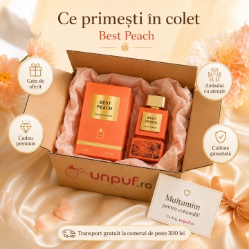 Parfum Arăbesc Milestone Summer Beach EDP 100 ml Unisex, Inspirat Bitter Peach, Aromă Floral Fructată cu Fructe Roșii, Bergamotă, Piersică, Flori Albe, Iasomie, Trandafir, Cedru, Mosc și Vanilie - Img 4