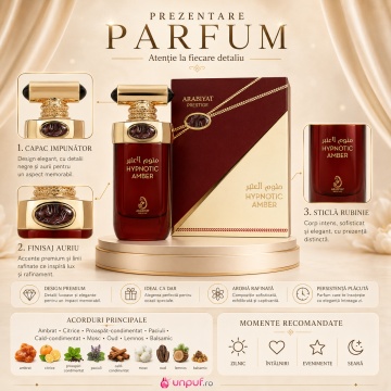 Parfum Arăbesc My Perfumes Hypnotic Amber 100 ml, Damă, edp - Img 3