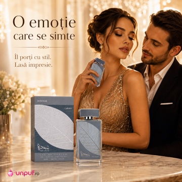 Parfum Arăbesc Najdia Intense Lattafa EDP 100 ml Bărbat, Inspirat Le Beau Paradise Garden, Aromă Lemnos Aromatică cu Ananas, Măr, Mentă, Ghimbir, Note Marine, Lavandă, Mușcată, Paciuli, Santal, Tonka și Mosc - Img 4