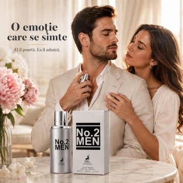 Parfum Arăbesc No. 2 Men Maison Alhambra EDP 80 ml Bărbat, Inspirat 212 Men Carolina Herrera, Aromă Lemnos Floral Mosc cu Bergamotă, Grepfrut, Lavandă, Condimente, Gardenie, Ghimbir, Salvie, Santal, Mosc, Vetiver și Labdanum - Img 5