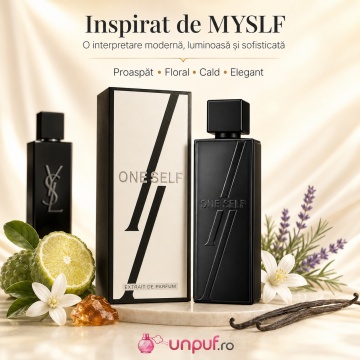Parfum Arăbesc One Self Fragrance World 100 ml, Extract de Parfum Bărbați, Aromă Lemnos Aromatică cu Bergamotă, Floare de Portocal, Ambră și Vanilie, Inspirat din MYSLF Yves Saint Laurent - Img 7
