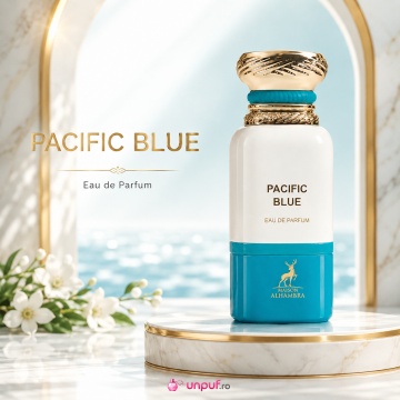 Parfum Arăbesc Pacific Blue Maison Alhambra EDP 80 ml Unisex, Inspirat Neroli Portofino, Aromă Citric Aromatică cu Bergamotă, Lămâie, Lavandă, Mandarină, Mirt, Portocală Amăruie, Rozmarin, Neroli, Floare de Portocal, Iasomie, Ambră și Ambretă - Img 2