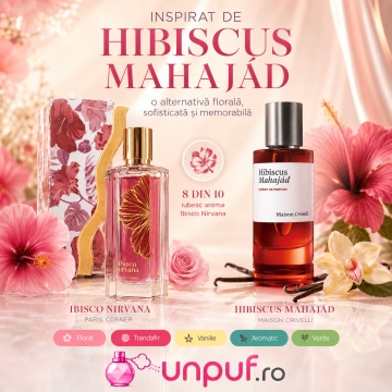 Parfum Arăbesc Paris Corner Ibisco Nirvana 65 ml, Apă de Parfum Unisex, Damă și Bărbat, Aromă Oriental Lemnoasă, Inspirat Hibiscus Mahajad - Img 8