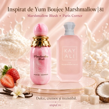 Parfum Arăbesc Paris Corner Marshmallow Blush 100 ml, Apă de Parfum Damă, Aromă Gurmand Dulce, Inspirat Yum Boujee Marshmallow - Img 8