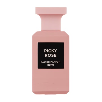 Parfum Arăbesc Picky Rose Fragrance World 80 ml, Apă de Parfum Unisex, Damă și Bărbat, Aromă Floral Trandafir Modern cu Piper Roz, Trandafir, Zmeură, Bujor, Geranium, Iasomie, Patchouli, Mosc și Vanilie - Img 10