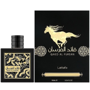 Parfum Arăbesc Qaed Al Fursan Lattafa 90 ml, Apă de Parfum Bărbat, Aromă Oriental Lemnoasă cu Ananas, Șofran, Iasomie, Balsam de Brad, Oud, Ambră și Note Lemnoase - Img 11