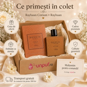 Parfum Arăbesc Rayhaan Corium pentru Bărbați 100 ml, Vanilat Pielos Balsamic, Leather Collection - Img 10