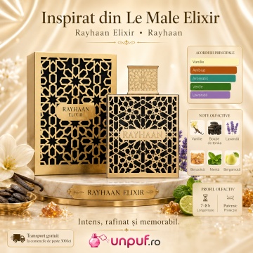 Parfum Arăbesc Rayhaan Elixir EDP 100 ml Unisex, damă și bărbat, Aromă Vanilată, Ambrată și Aromatică - Img 10