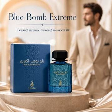 Parfum Arăbesc Risala Series Blue Bomb Extreme 100 ml, Unisex, Damă, Bărbat, edp - Img 2