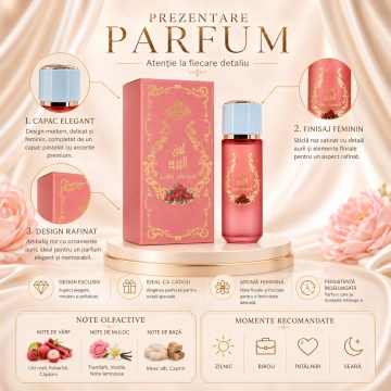 Parfum Arăbesc Risala Series Lahn Alward 75 ml, Unisex, Damă, Bărbat, edp - Img 3