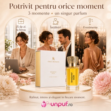 Parfum Arăbesc Shaghaf Oud 12 ml ulei, Swiss Arabian, Esență ulei parfum , Unisex, Damă, Bărbat - Img 5