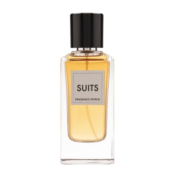 Parfum Arăbesc Suits Fragrance World 100 ml, Apă de Parfum Unisex, Damă și Bărbat, Aromă Oriental Lemnoasă Elegantă cu Coriandru, Frunză de Violetă, Bergamotă, Lăcrămioare, Piper Negru, Trandafir, Ambră Cenușie, Patchouli și Vanilie Bourbon - Img 11